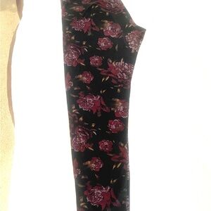 Suavé Black Floral Leggings